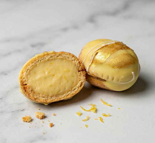 Lemon Oreshki Gift Box — Buttery Cookies with Bright Citrus Cream