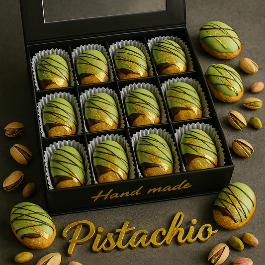 Pistachio Oreshki Box — Gourmet Filled Cookies