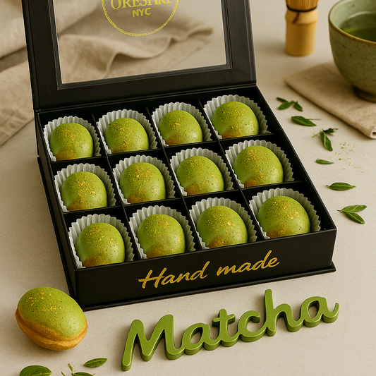Matcha Oreshki Gift Box — Gourmet Filled Cookies
