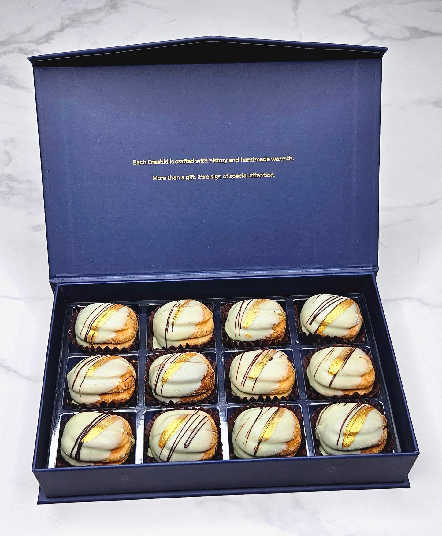 Pistachio Oreshki — Dubai Style Gourmet Cookie Gift Box