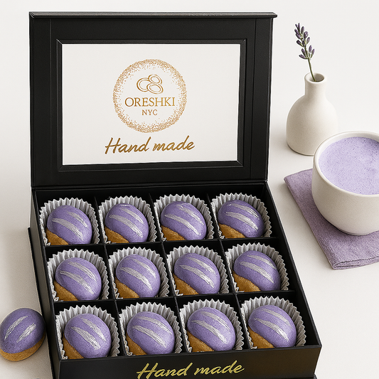 Ube Oreshki Gift Box — Handcrafted Cookies with Purple Yam Cream