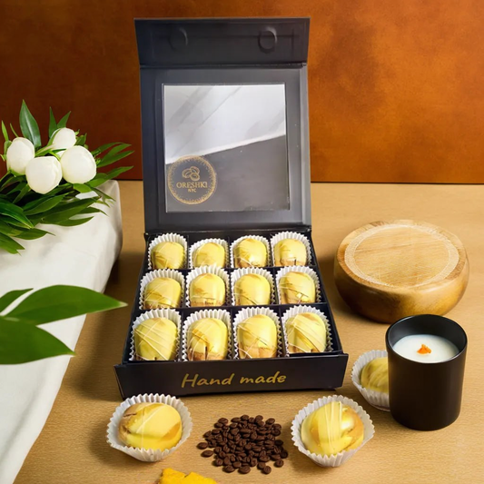 Lemon Oreshki Gift Box — Buttery Cookies with Bright Citrus Cream