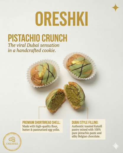 Pistachio Oreshki — Dubai Style Gourmet Cookie Gift Box
